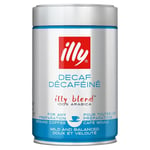 Illy Decaf Ground Coffee - 250g (Pack of 10)
