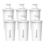 Maxblue 6 Pack TÜV SÜD Certified Water Filter Cartridge, Replacement for Brita Classic
