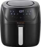 Russell Hobbs XXL Family Rapid Digital Air Fryer 8L [Compact Housing |7 Cooking 