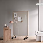 Glasskrivtavla Frame Mobile, Färg Fair 550 - Grön, Ram Ek, Storlek B120 x H196 cm