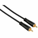 HAMA högkvalitativ Phono/RCA-kabel - 1,5 m