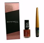 RIMMEL London Wonder Swipe 2-in-1 Shadow & Liner/Quick Dry Nail Polish Gift Set