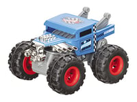 Mondo Motors - Hot Wheels Monster Trucks BONE SHAKER - Remote Control Car for Kids - Color Blue - 63649