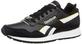 Reebok Men's Reebok Royal Glide Sneakers, Core Black Ftwr White Collegiate Gold, 5.5 UK