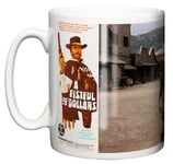 IIE, Classic Movie Fistful of Dollars Poster & Scene, Clint Eastwood, Ceramic Coffee or Tea Mug.