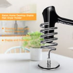 Stainless Steel Base Salon Home Desktop Stable Acrylic Hair Dryer Holder UK AUS