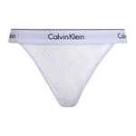 Calvin Klein Trosor Modern Lace Thong Ljuslila polyamid X-Large Dam
