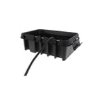 Heitronic Dribox boîte de distribution de câbles étanche pour l'extérieur - IP55 - 28,5 x 15 x 11 cm - Noir