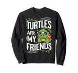 Frog Frogs Are My Friends Animal Frog Sweatshirt