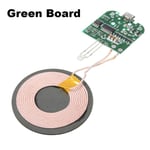 Qi Wireless Charger Pcba Circuit Board Coil Charging Green
