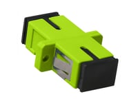 Act Fiber Optic Sc-Sc Simplex Adapter Multimode Om5. Connectors: Sc/Sc Adapter Sc Simplex Om5 Fl Lime (Ea1026)