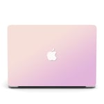 Convient pour Apple notebook coque de protection macbook pro ordinateur coque de protection Air13 pouces coque creme-rose + lavande 6521- creux Macbook12 (A1534)