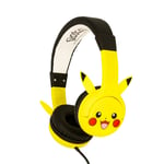 OTl Technologies Pokemon Pikachu with Ears Kids Wired Headphones in Yellow