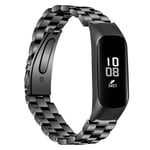 Samsung Galaxy Fit e three beads stainless steel watch band - Black