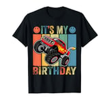 It Is My Birthday Boy Monster Truck Car Party Day Kids Cute T-Shirt