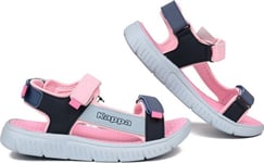 Kappa Kana Mf Rosa-Grå Vandringssandaler För Barn 260886Mfk 6117 27