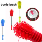 Bottle Brush Cup Scrubbing Silicone Kitchen Cleaner For Washing Green