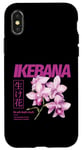 Coque pour iPhone X/XS Ikebana Arrangement floral japonais Orchidée Kado