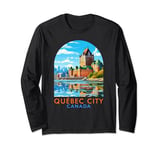 Quebec City Travel Adventure Vacation Quebec City Canada Long Sleeve T-Shirt