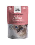 Adult Salmon in Jelly Pouch Kattfoder - 24 st x 85 g