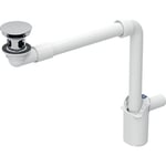 GEBERIT CLOU bottenventil 32mm m/vattenlås m/plugg mässing/plastgaffel