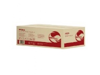 Håndklædeark ProfiPro Z-fold 2-lag 23,5x24x8 cm Genbrugsfiber Brun - (25 pakker x 150 stk. pr./karton)
