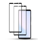2-Pack SONY XPERIA 10 V Skärmskydd - Härdat Glas 9H - Super kvalitet 3D
