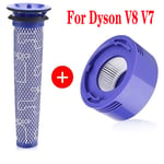 For Dyson V8 V7 Animal Absolute Cordless Spare Parts Filter Vacuum Cleaner