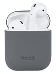 Silic Case Airpods 1&2 Mobilaccessoarer-covers Airpods Cases Grey Holdit