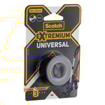 Silvertejp 19mm x 3m | svart | 3M Scotch