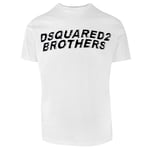 Brothers Fading Logo White T-Shirt
