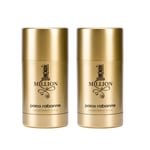 2-pack Paco Rabanne 1 Million Deostick 75ml Transparent