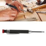 (Black)Carpenter Pencil Mechanical Carpenter Pencil Kit Long Nose Hard To Break