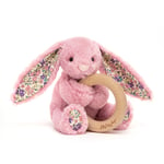 Jellycat - Blossom Tulip Bunny Wooden Ring Toy