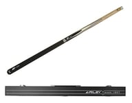 Riley Hybrid Technologie WAC et Housse-145 cm Procédé 9.5mm (1/2) Queue de Billard/Snooker Unisex-Adult, Noir, 57" (145cm)