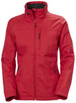 Helly-Hansen Women's Crew Waterproof Windproof Breathable Sailing Jacket, 162 Red, 5X-Large