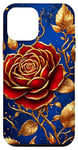 Coque pour iPhone 12 mini Rose Kawaii Jaune Fleurs sauvages Bleu Luxe Feuilles
