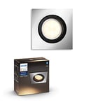 Philips Lighting Hue White Ambiance MILLISKIN Spot encastré rond 1x5.5W extension - Chrome (télécommande non incluse), compatible Bluetooth