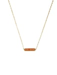 Word Candy Tag Necklace Red Design Letters