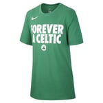 The Boston Celtics Nike Dri-FIT NBA T-Shirt is made from sweat-wicking fabric with a soft, cotton-like feel. Boys' - Green