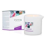 Exotiq Massage Candle Violet Rose - 200 g