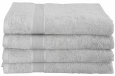 Bambu badlakan - 100x150 cm - Ljus Grå - Bambu/Bomull - Frotté handduk från Excellent By Borg