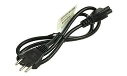 2-Power Swiss 3 Pin C5 (Cloverleaf) Power Cord - Commonly used power cable (Comp