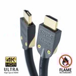 Supra HDMI 2.0 UHD4K FRHF HDMI-kabel, 10 meter