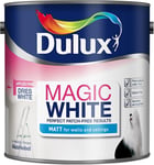 Dulux Magic White Matt Emulsion Paint - Pure Brilliant White - 2.5 Litre, 52750