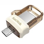 SanDisk Ultra 64Go Dual Drive m3.0 Clé USB OTG Micro USB Double connectique pour appareils Mobiles or