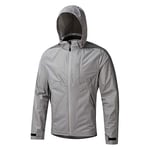 Altura Waterproof Typhoon Mens Cycling Jacket with Reflective Technology – Silver Grey – Large
