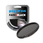 Pig Iron 82mm FADE2BLACK Variable Neutral Density Filter. ND Fader. ND2-ND400.