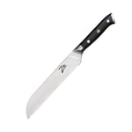 Alpha-Royal série japonaise 8" couteau à pain 18° lame dentelée acier de Damas