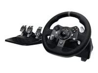 Logitech G920 Driving Force - Hjul och pedalsats - med kabel - för Microsoft Xbox One och PC